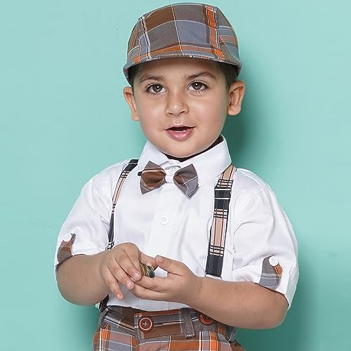 Image of AJ DEZINES Kids Clothing Shirt Short Set For Boys