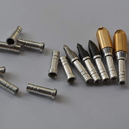 Lux Aluminum Arrow Inserts 12 Pack Inserts For Carbon Arrows .244/6.2Mm Shaft Insert Screw Archery Accessories #TOP4