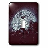 3dRose Blue tinted photograph of a Smoky Mountain river... - Light Switch Covers (lsp_350406_1)
