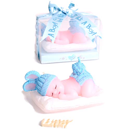 AiXiAng Handmade Birthday Party Cake Topper Candle, Baby Shower Party Decorations (2 Pack)