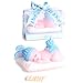 AiXiAng Handmade Adorable Sleeping Baby Boy "It's a Boy" Style Baby Shower Baby Birthday Cake Topper Candle , Baby Shower Party Decorations