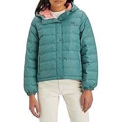 Levi's Edie Packable Chaqueta Mujer, Silver Pine, M