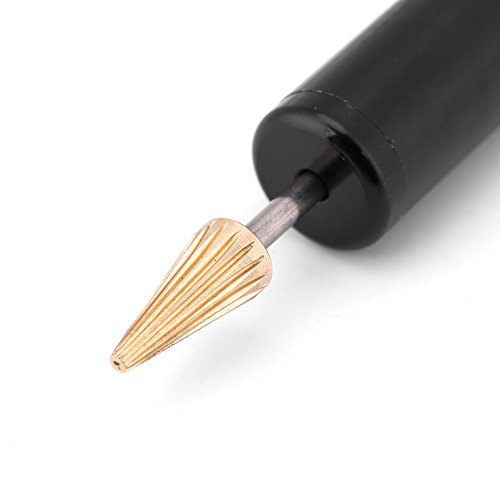 Brass Leather Edge Dye Roller, Leather staining applicator Tool for DIY Belt Strap Oil Painting Crafts (Black) - Image 4