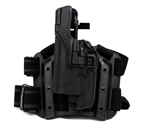 BLACKHAWK 430705BK-L 228/229 Serpa Tac Level 3 Light Bearing Sig Pistol, Black