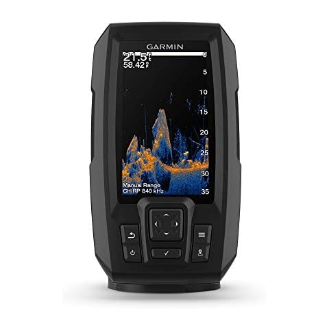 Garmin Striker Vivid 4cv, Easy-to-Use 4-inch Color Fishfinder and Sonar Transducer Cover