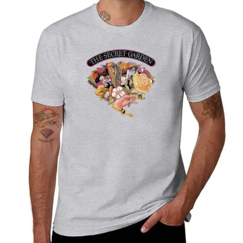 T-shirt secret garden musical homme gris le cadeau parfait pour passionné