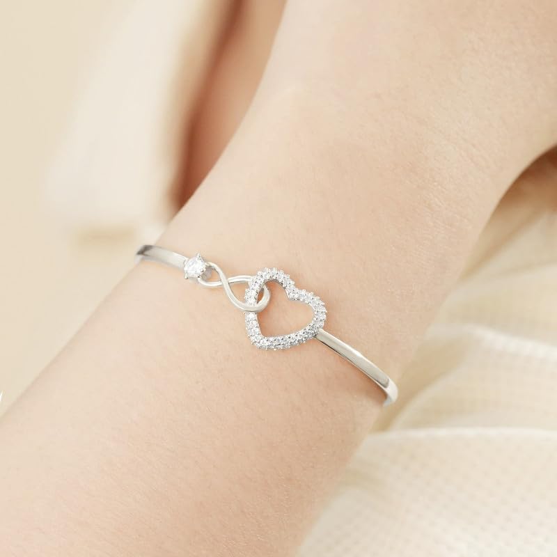 To My Beautiful Soulmate Bracelet For Women, Soulmate Bracelets For Wife From Husband, Gifts For Girlfriend Bracelet, Star Heart Bracelets For Fiance With Heartfelt Message Card - Image 5