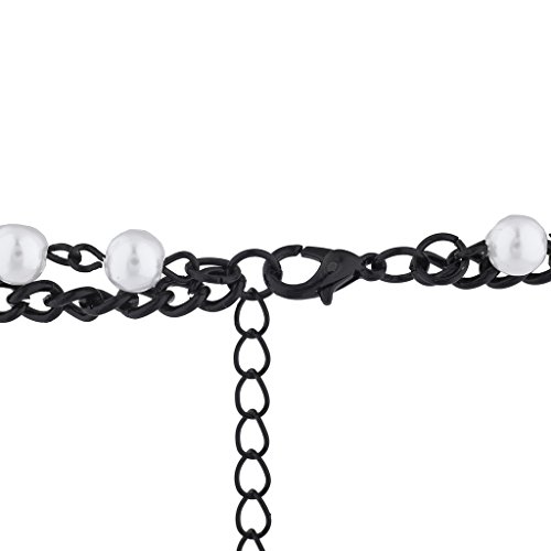 LUX ACCESSORIES Rosary Elegant Fancy Beaded Cross Necklace4