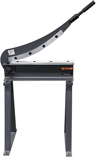 Hand Lever Guillotine Shear, 500 mm Sheet Metal Cutter, 1.5 mm Mild Steel Capacity, Manual Sheet Metal Shears with Stand for Workshops and Fabrication HS-20