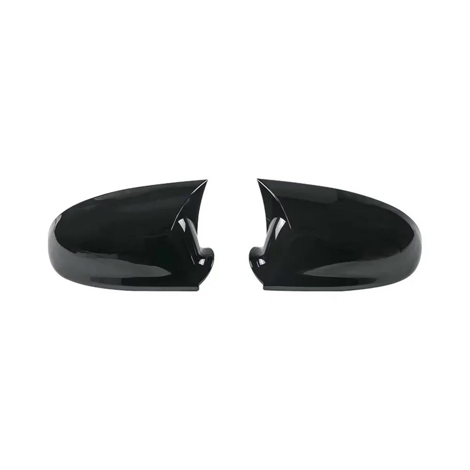 for VW for Golf MK5 GTI R 2003-2009 Car Rearview Side Mirror Cover Sticker Wing Cap Exterior Door Case Trim(Gloss Black)