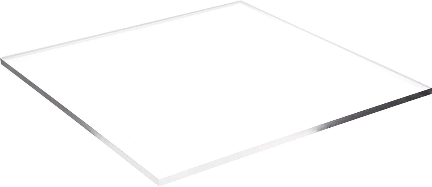 KastLite Clear Acrylic Square | Plexiglass Square with Custom Length | 1/8
