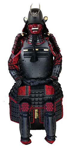 Fine Made Japanese Wearable Rüstung Samurai Armor Ketsueki Mentsu Ghost O034