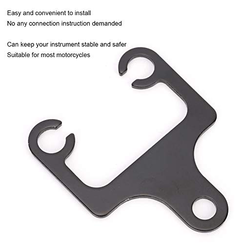 Hlyjoon Tachohalterung Eisenhalterung 70 * 85mm/2,8 * 3,3in Motorrad Mini Drehzahlmesser Instrument Meter Gauge Halterung Montage Für Roller Moto Universal
