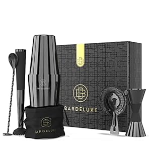 Bardeluxe Boston Black Cocktail-Set 5-teilig