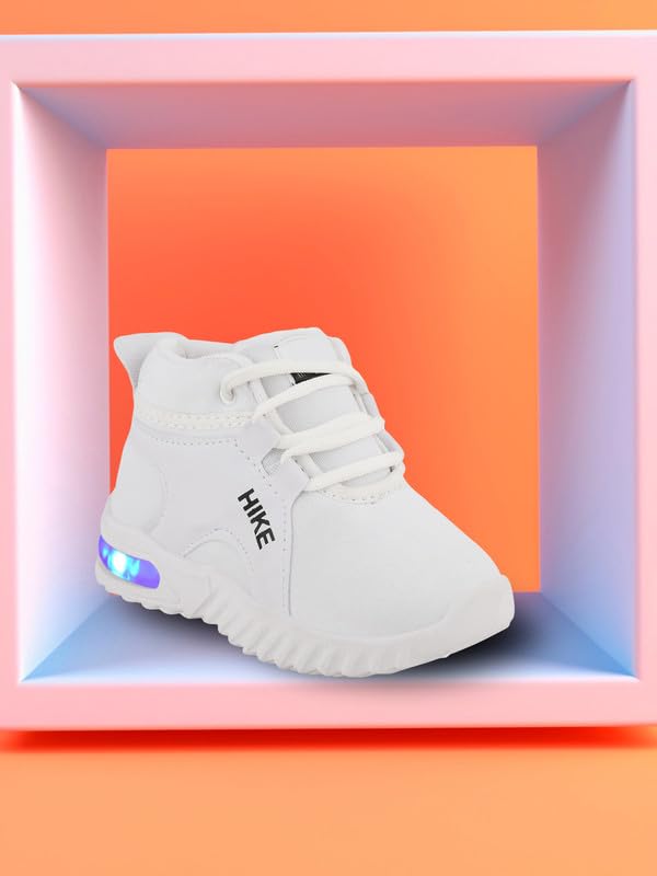 Redburg Kids LED Light Up Shoes for Boys & Girls Age Range 4 Year to 4.5 Year, Unbreakable & Lightweight Shoes for Kids, Unisex Fashionable LED Sneakers 4