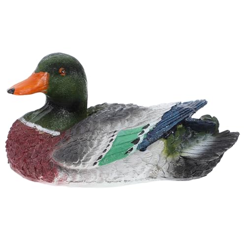 Yardwe Schwimmende Teichfigur Harz Handwerk Garten Statue Tier Ornament Für Zuhause