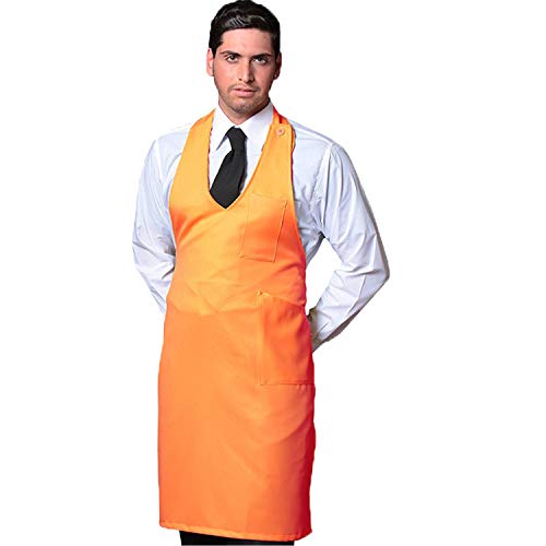 Mann Einteilige Schürze mit Einer Größe am Hals verstellbar mit 3 Knöpfen Made in Italy Anti-Spot-Kopf mit Anti-Schimmel-Material