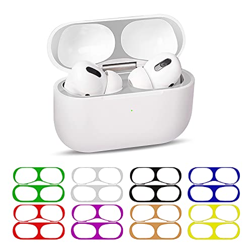 CM Tech AirPods Pro ダストガード AirPods Pro 第2世代 スキンシール 金属粉汚れ防止 エアーポッズプロ ガードカバー 極薄 0.04mm