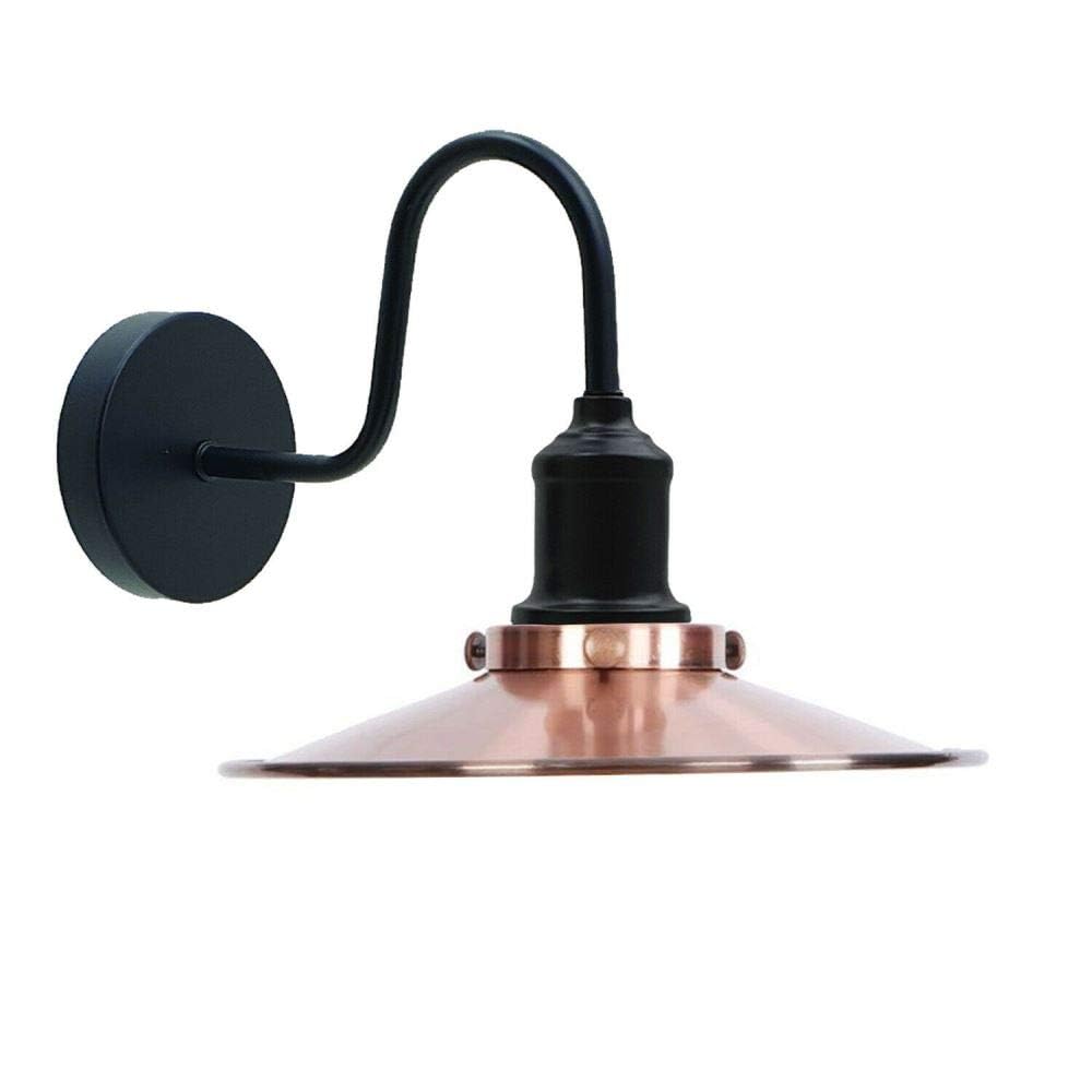 DC VOLTAGE Industrial Metal Wall Lights Indoor Wall Sconce Lighting Wall Lamp Fixture for Living Room(Black) (Copper)