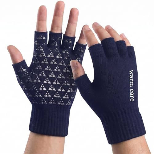 Image of Half Finger warm Woolen Winter hand gloves for men and women /woolen gloves /winter gloves
