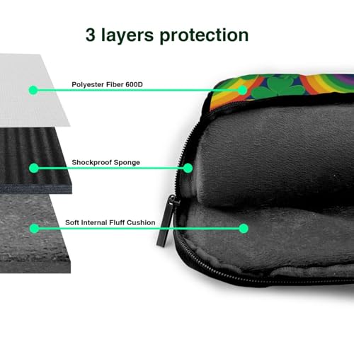 Maletín para portátil impermeable 14 pulgadas con asa y correa miniatura 4