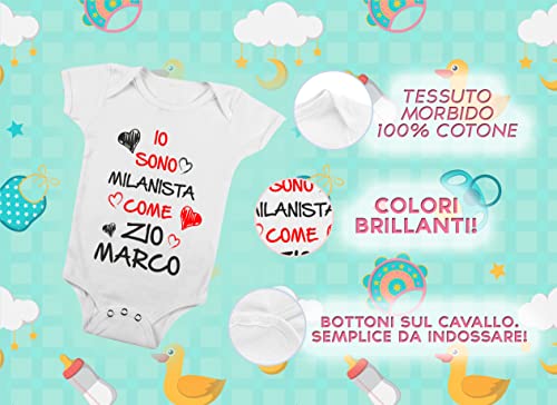 T-shirteria Body Neonato Squadra Personalizzato