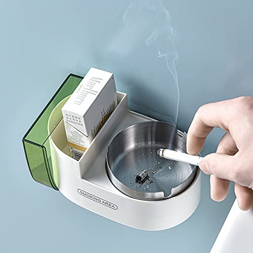 Amazon.co.jp: トイレバスルーム 灰皿 蓋つき ふた付き 壁掛け