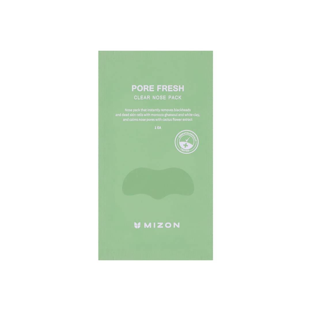 MIZON Pore Fresh Clear Nose Pack, 100 Pieces