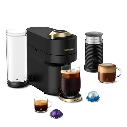 Festive Vertuo Pop+ Deluxe Coffee and Espresso Maker with Milk Frother