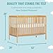 Dream On Me Synergy 5-In-1 Convertible Crib In Natural, Greenguard Gold Certified
