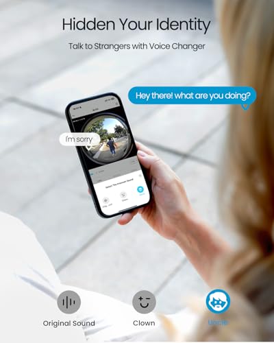 image for ieGeek Doorbell Camera Wireless No Subscription, 3MP Video Doorbell wi