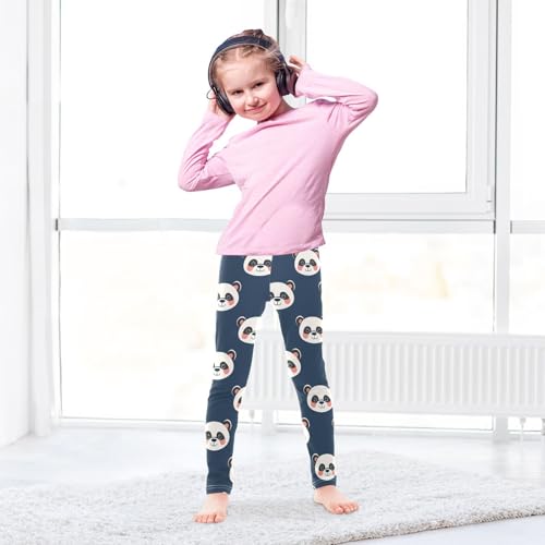 Cartoon Panda Cute Girls Casual Leggings for Kids Printed Long Pant Bottoms Stretch and Soft4