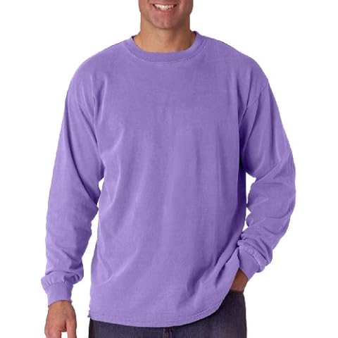 Comfort Colors Adult Long Sleeve Tee, Style 6014 Violet Cover