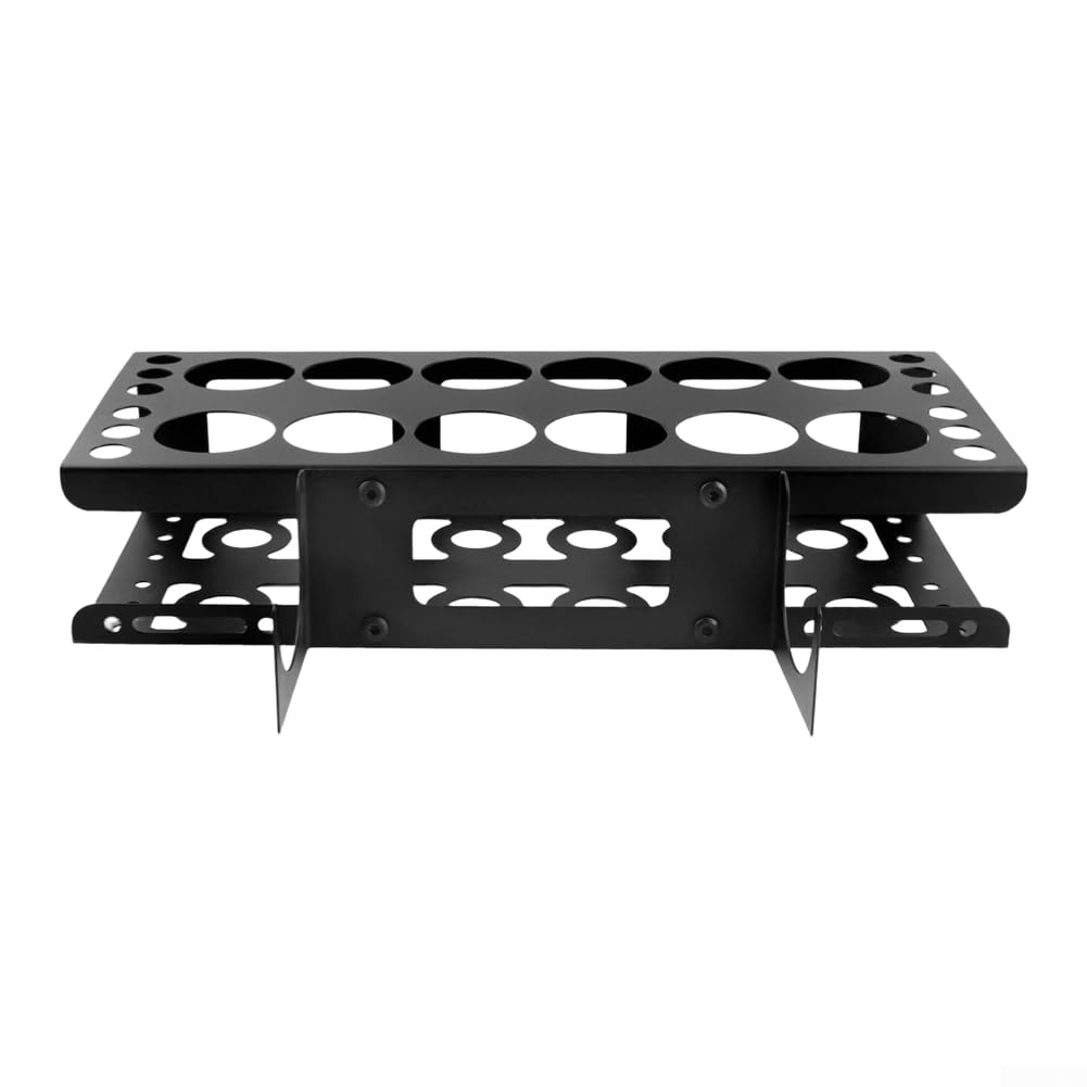 Support pour outils de calfeutrage en métal à 12 fentes pour tubes de mastic de garage