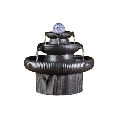 Fontaine à eau créative avec cycle continu et aquarium de table intégré