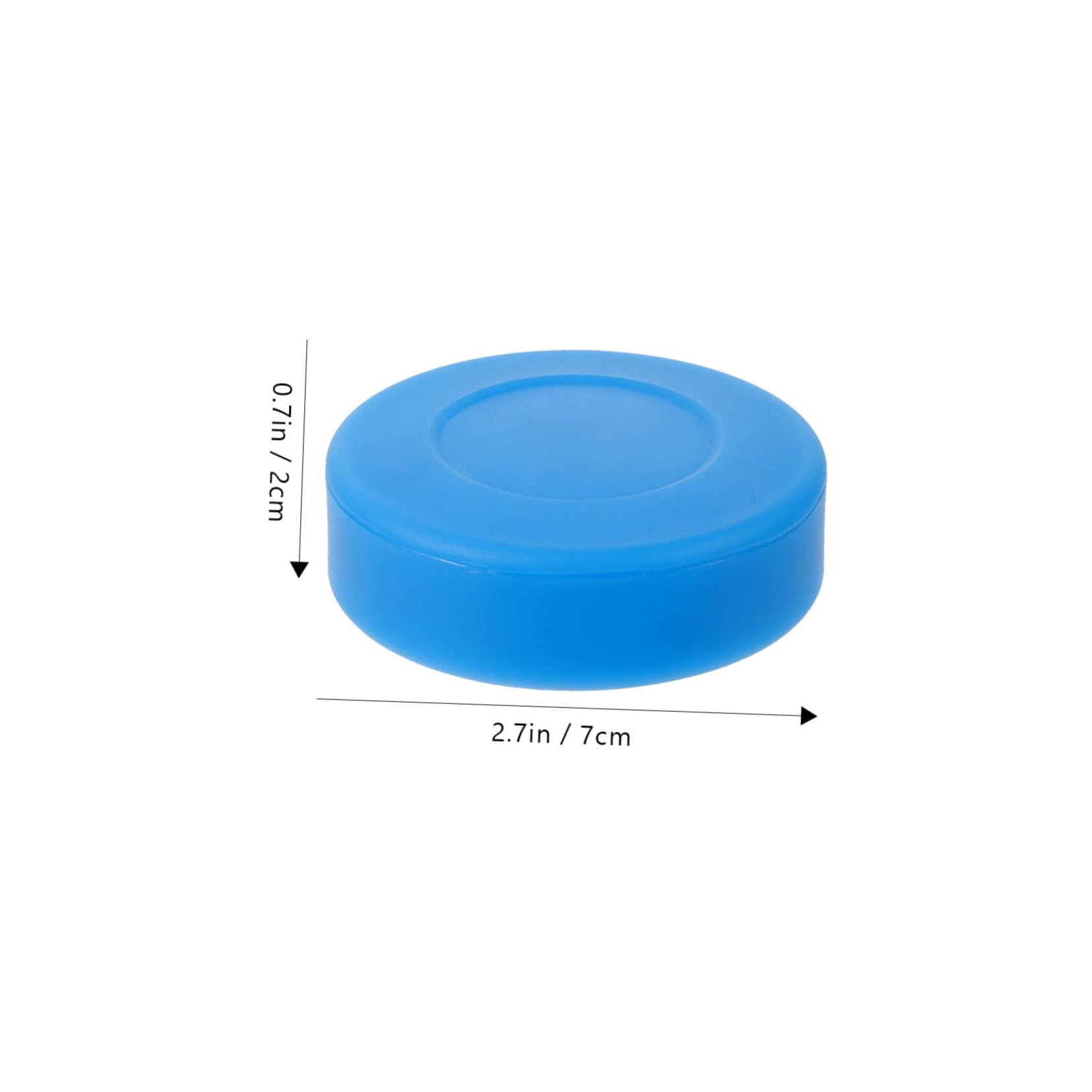 BESPORTBLE Replacement Ice Hockey Puck 4pcs Hockey Plastic Training and Game Use Low Friction Regulation Size