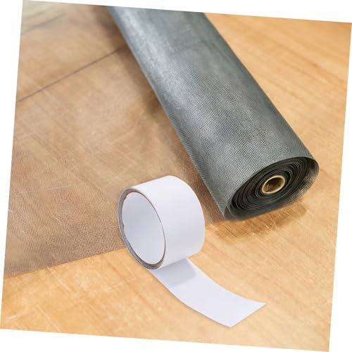 Miniatura 4 de Doitool Cinta Para Puerta Mosquitera Autoadhesiva Pvc Resistente Al Desgarro Negra 5cm X 2m Kit Reparación Pantallas Ventanas Hogar Transpirable Fácil Corte