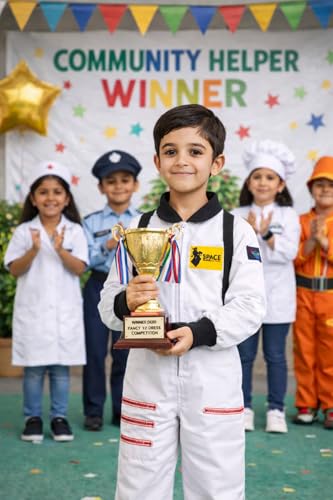 Image of FancyDressWale Community Helper & Career Role Play Costume for Fancy Dress Pilot, Navy, Army, astronaunt, Police Costumes