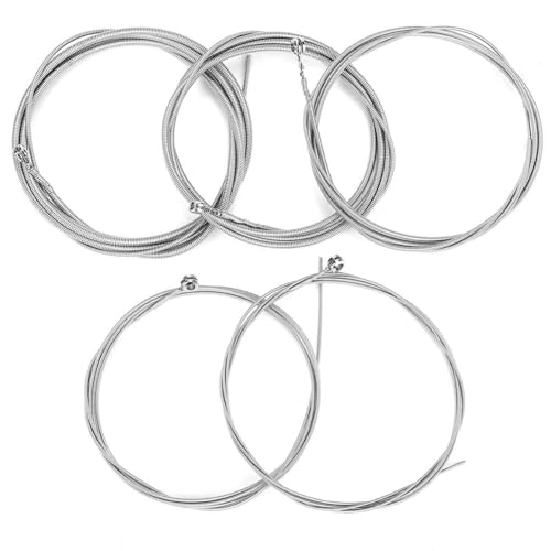 Chiffonade - Cuerdas de 5 cuerdas para bajo eléctrico de 1/1.4/2/2.5/3 mm, juego completo de aleación...