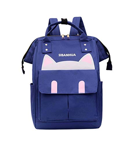 Wickelrucksack, süße Cartoon Katze wasserdicht Multifunktions-Outdoor-Reise Windel Schulterrucksack mit isolierten Taschen Wickeltasche für