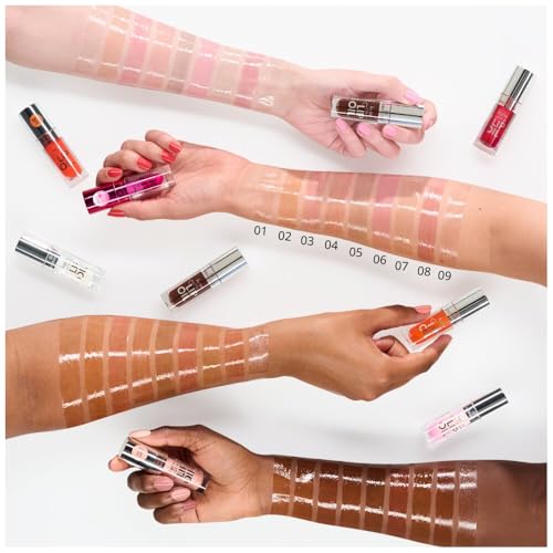 Image of Essence hydra kiss LIP OIL 03 Pink Champagne, lip oil, pink, hydrating care, high shine, comfortable feel, 4 ml (Pack of 2)