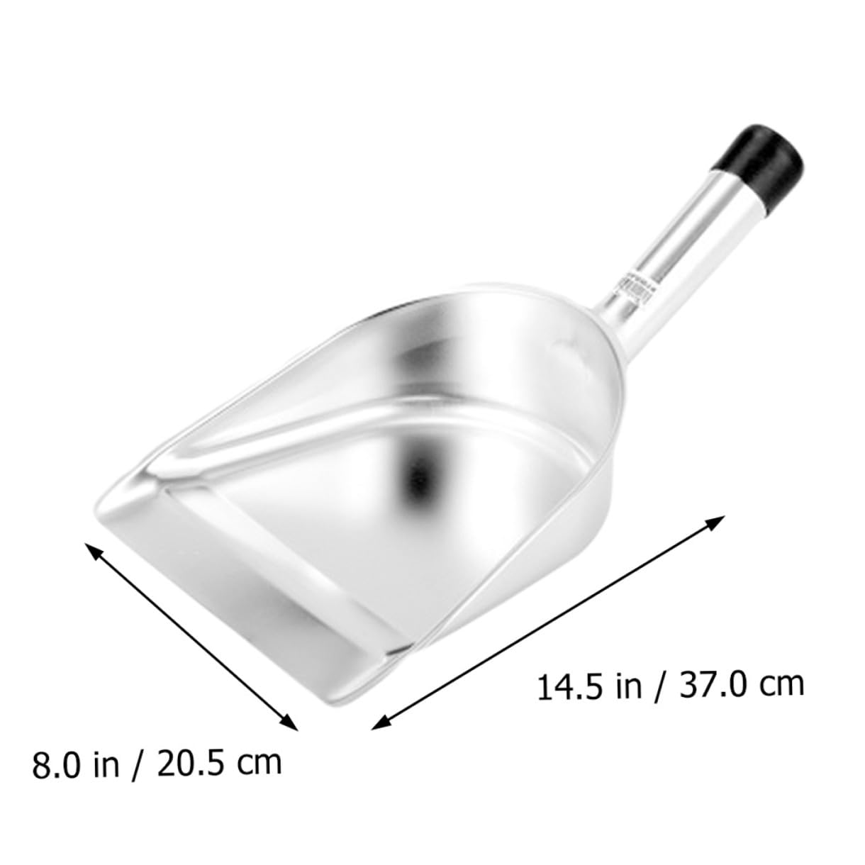 Pelle à Nourriture en Acier Inoxydable Multipurpose Pratique Cuisine Pelle à Riz et Légère et Solide Argentée