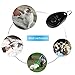 Diyife Hunde Clicker, Trainings-Clicker mit Elastischem Handschlaufe, Klicker mit Großem Knopf, Hundeerziehung und Hundetraining, für Hund, Katze, Pferd (2 Stück, Schwarz + Cyan)