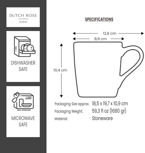 Dutch Rose Amsterdam 182021 Organic Becher blau 0,39 l (1 Stück)