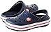 Crocs Kids' Crocband Clog, Navy/Red, 9 M US Toddler