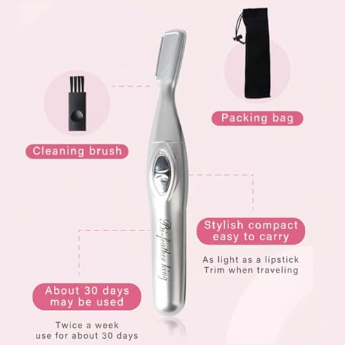 UROOJ Women's Bi-Feather King Painless Hair Remover and Trimmer 100 g - Image 7