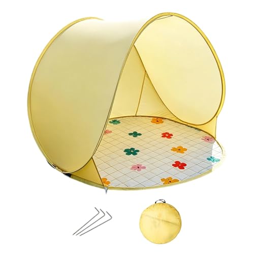 Tienda de campaña de playa – 145 x 110 cm, gran protección solar para exteriores, toldo portátil, tienda de campaña familiar para niños, adolescentes, adultos, padres, campistas, pescadores, parques
