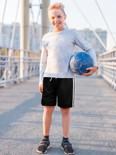 5 pack boys shorts boys athletic basketball mesh kids soccer gym shorts clothes quick dry active sports shorts