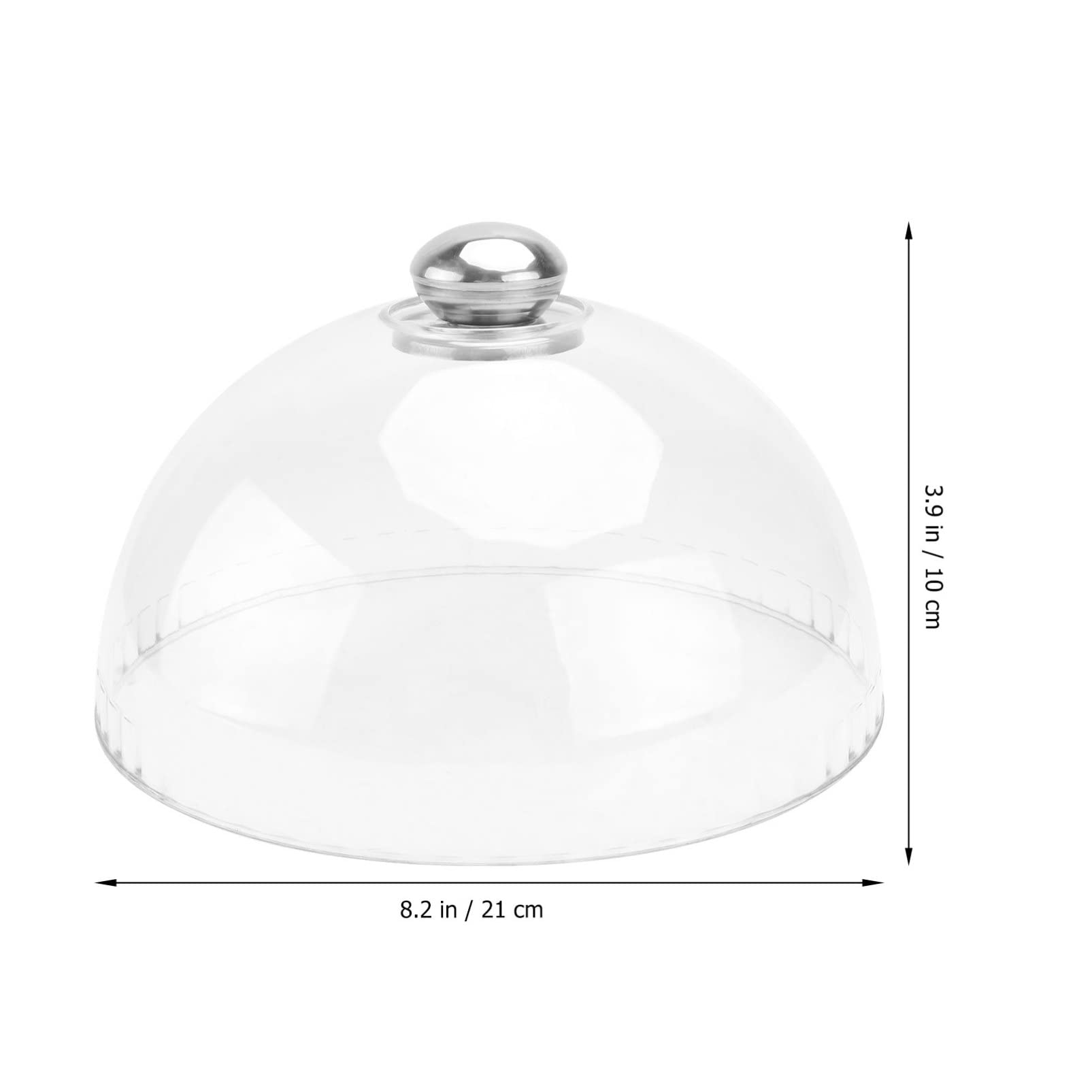 Hemoton Campana de cristal para tartas, campana para tartas, pajarera, tartas, cupcakes, cubierta para alimentos, cubierta para tartas, para casa, fiesta, picnic