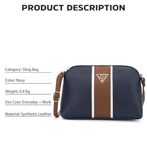 Image of Lavie Signature Women's Mono Georgia Crossbody Sling Bag | Ladies Purse Handbag | Gift For Women